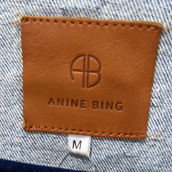 ANINE BING Rory Denim Jacket in Vintage Blue - Picture 5 of 9